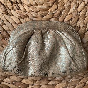 Lauren Merkin Bag in gold croc